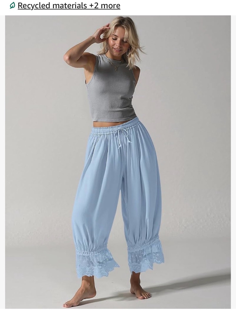 Tarse Linen Lace Bloomers